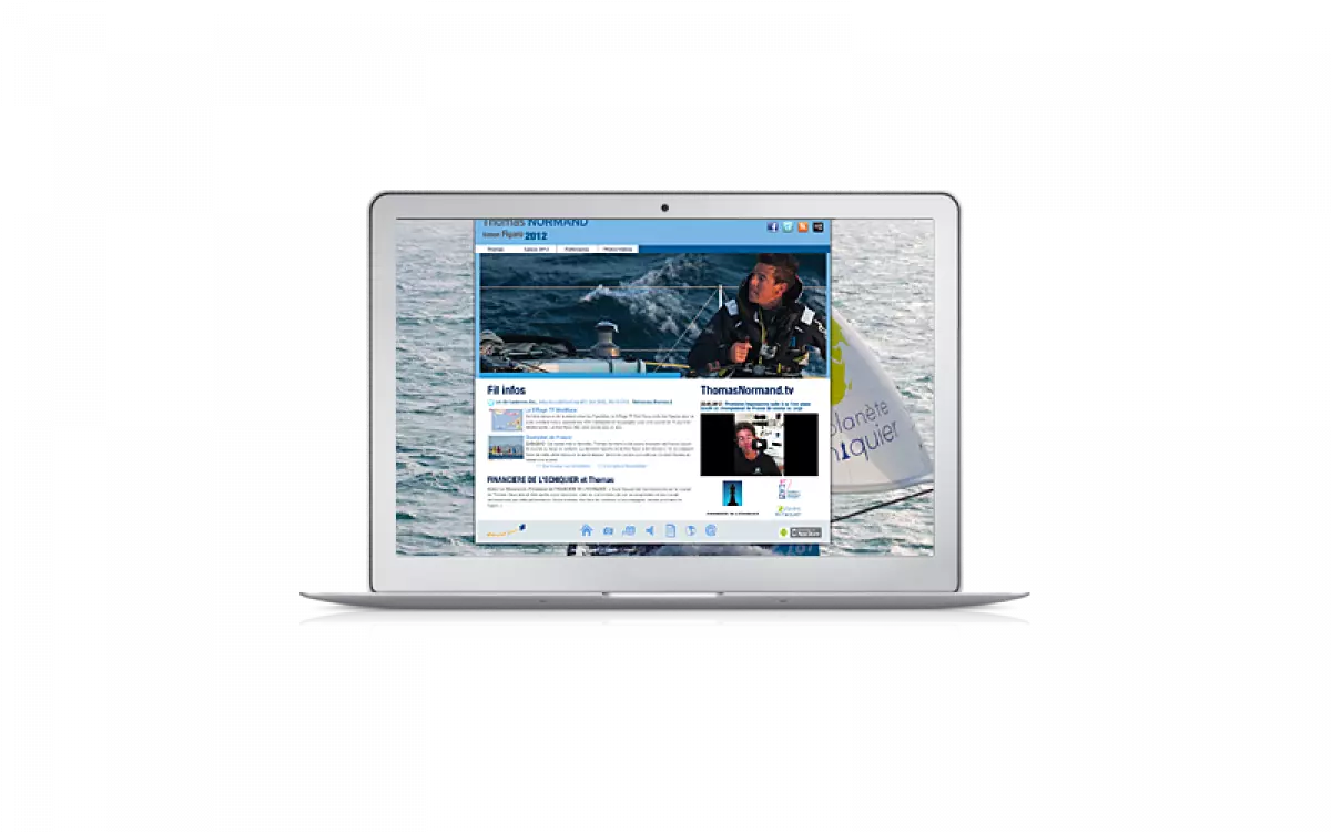 Evolutions du site de Thomas Normand