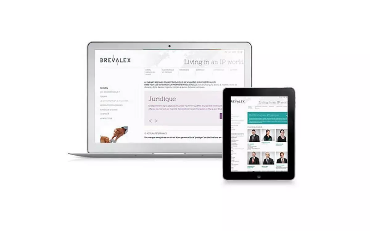 Refonte graphique du site internet de Brevalex