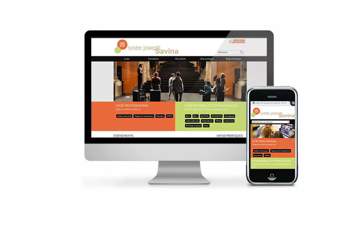 Le site internet du Lycée Joseph Savina
