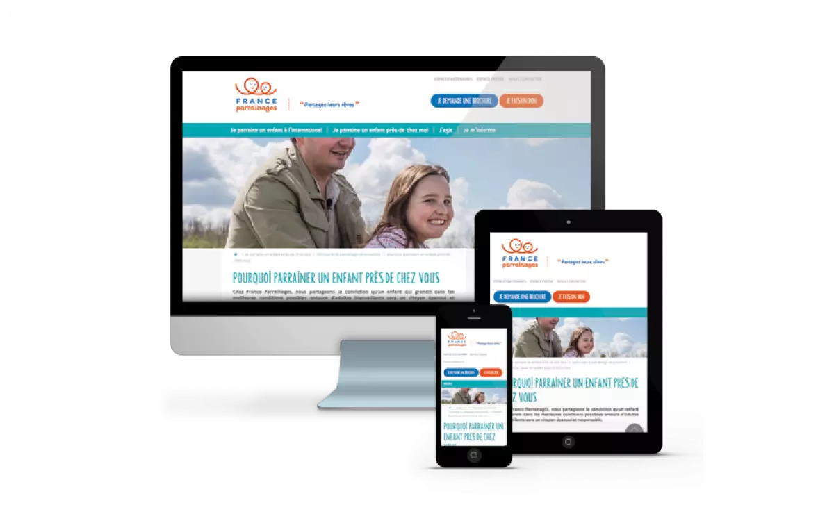 France Parrainages revoit sa communication et son site web