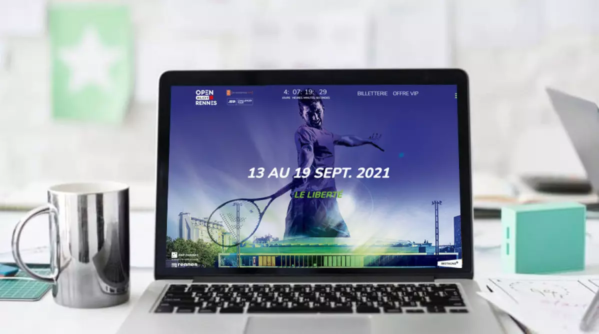Site internet Open de Rennes 2021
