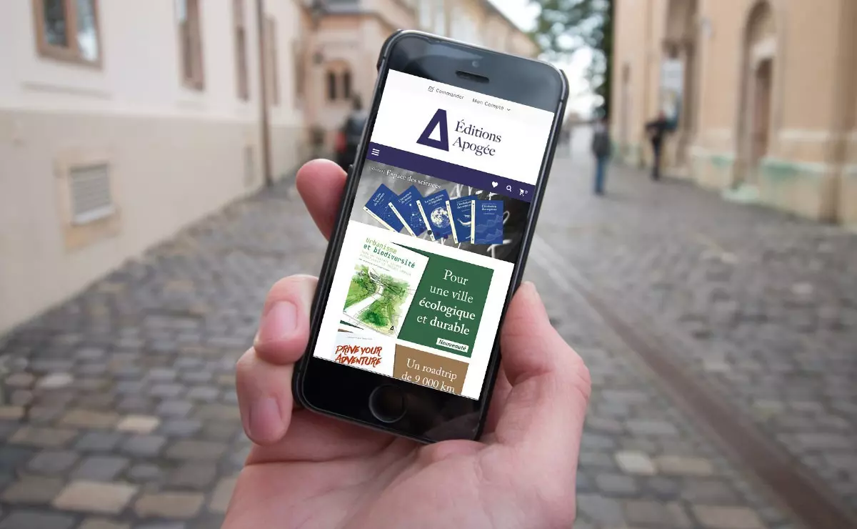 Site de vente en ligne des Editions Apogée