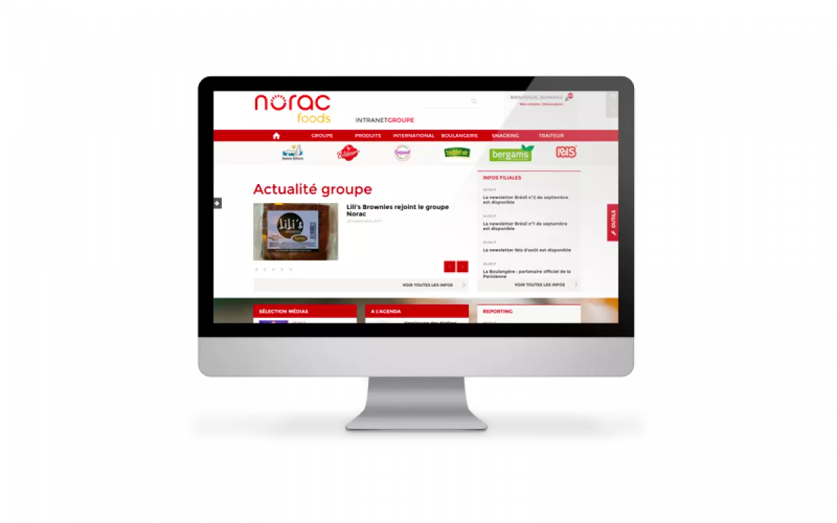 Norac, un intranet d'entreprise dans l'agro-alimentaire