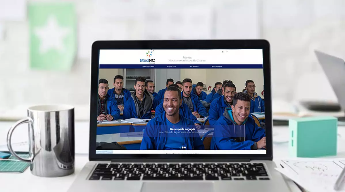Site internet de l'association MedNC, à Paris