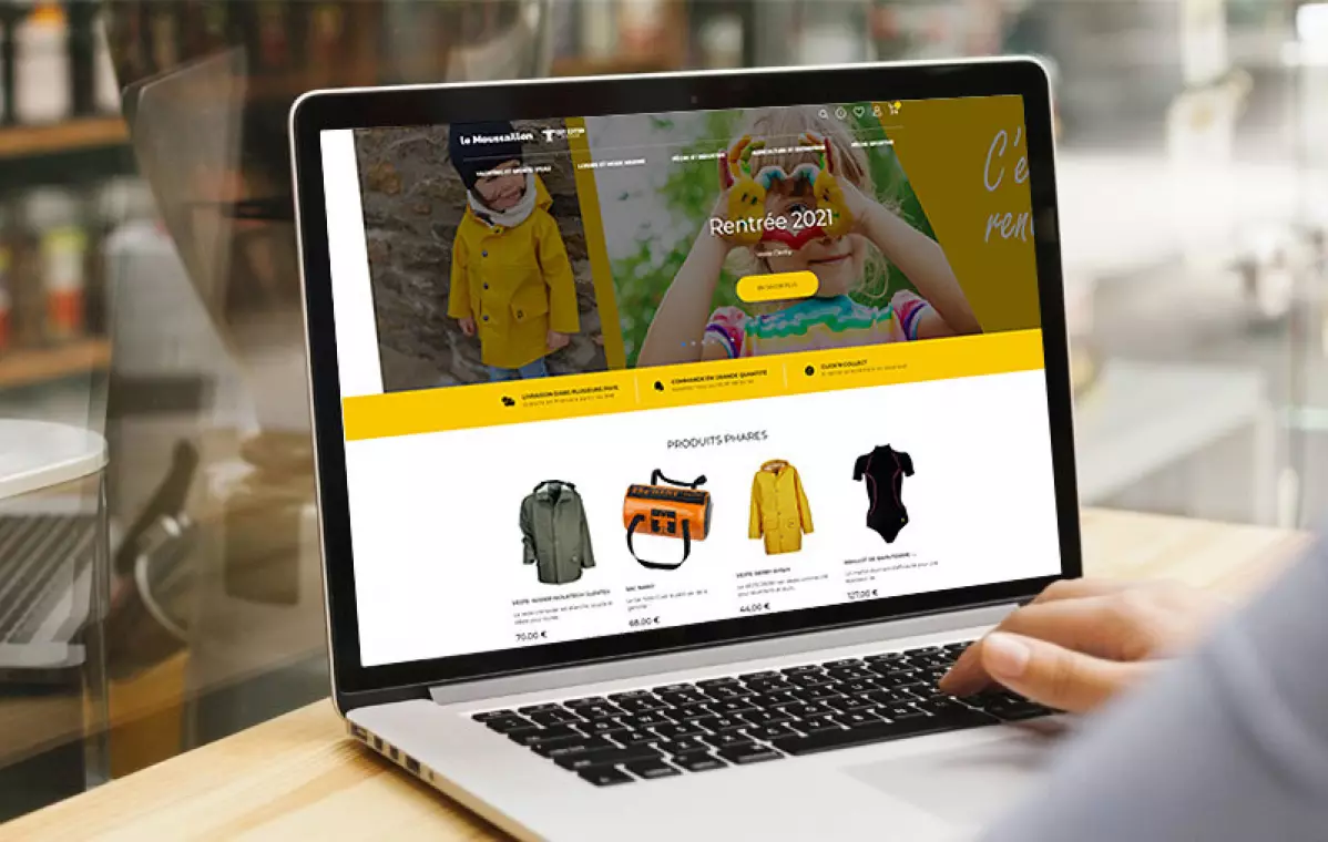 Avis client pour la refonte du site e-commerce Le Moussaillon