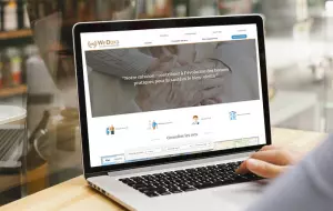 Page d'accueil du site internet de WeDoxa